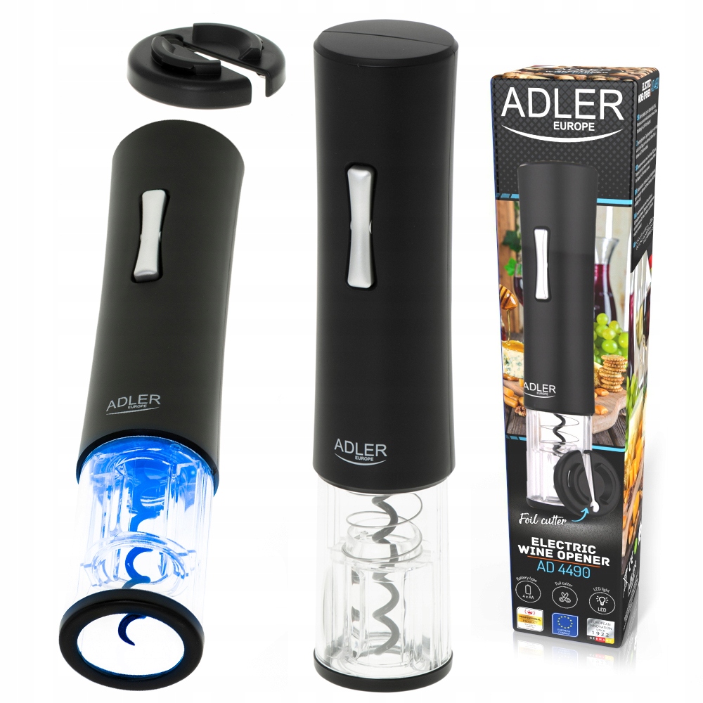 

Elektryczny Otwieracz Do Butelek Wina Korkociąg