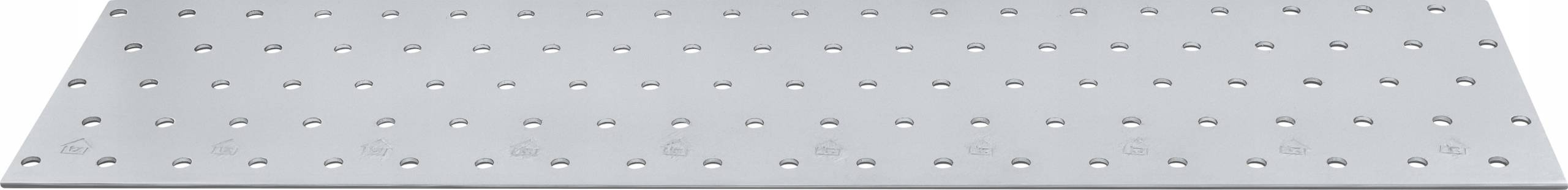 Perforovaná doska s plochým tesárskym spojom 100 x 400 x 2 mm PP16 25ks