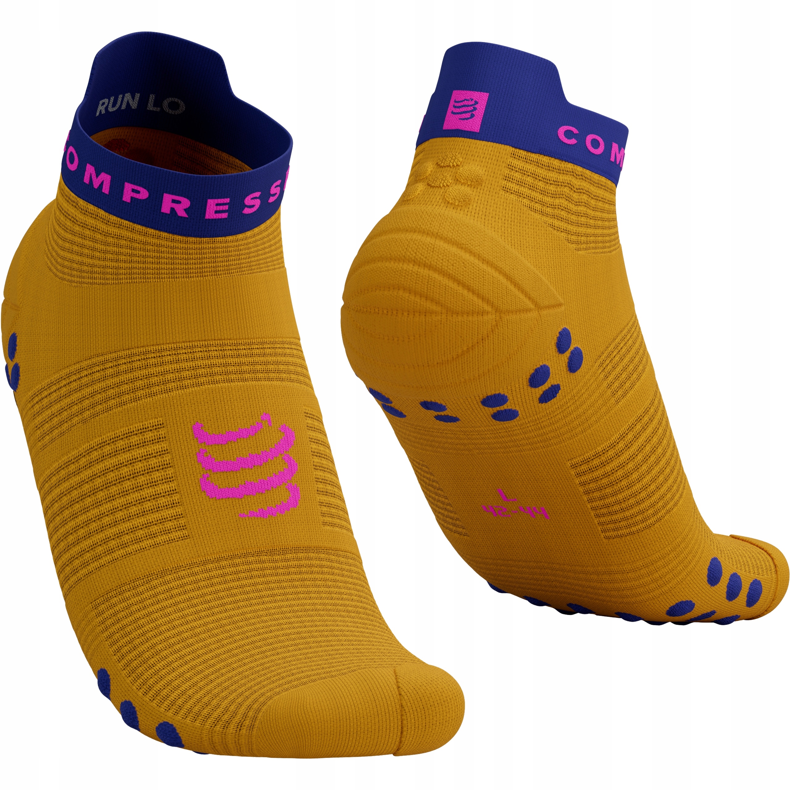 Skarpety Kompresyjne do Biegania COMPRESSPORT PRORACING SOCKS V4 RUN LOW T4