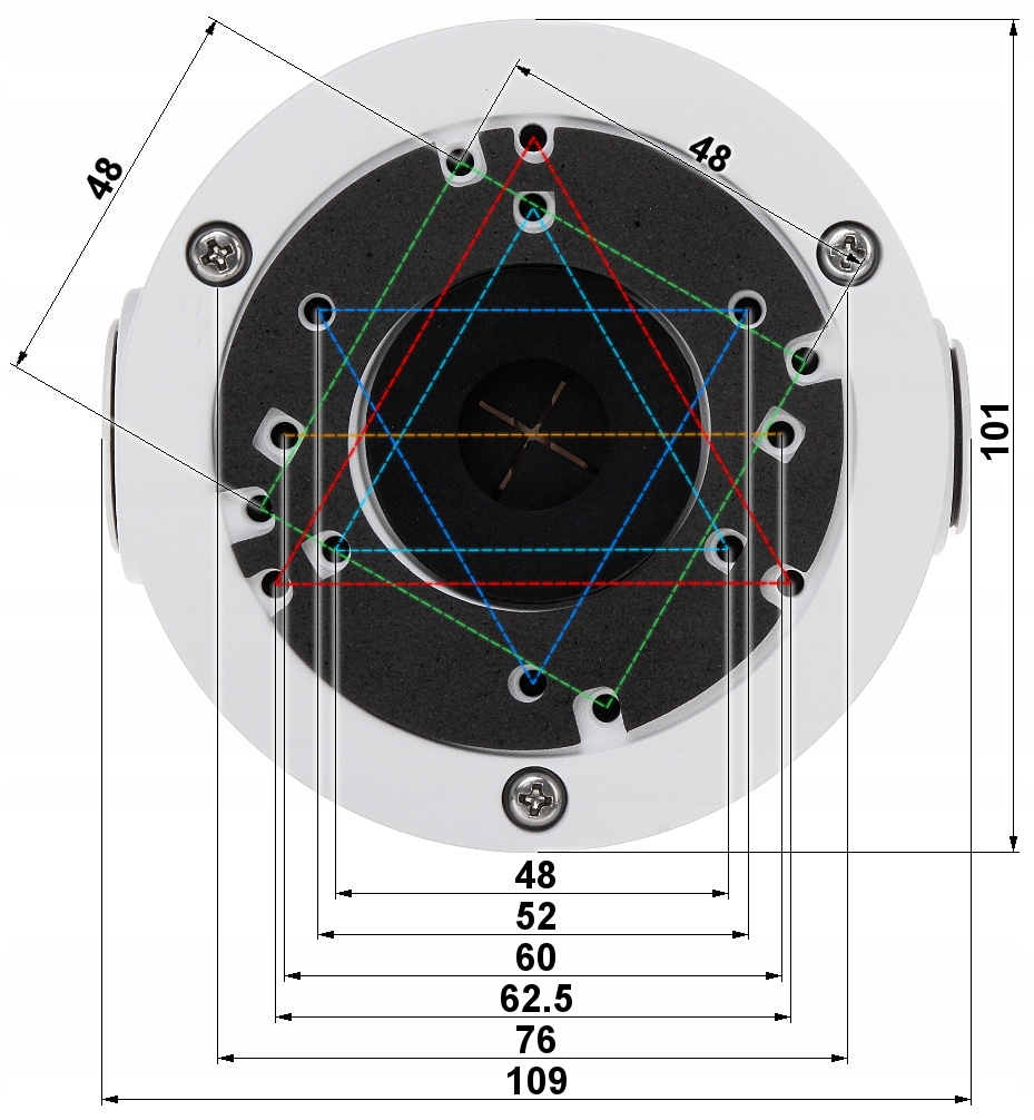 UCHWYT KAMERY PUSZKA POŁĄCZENIOWA DO KAMERY Model PUSZKA POŁĄCZENIOWA DO KAMER BD