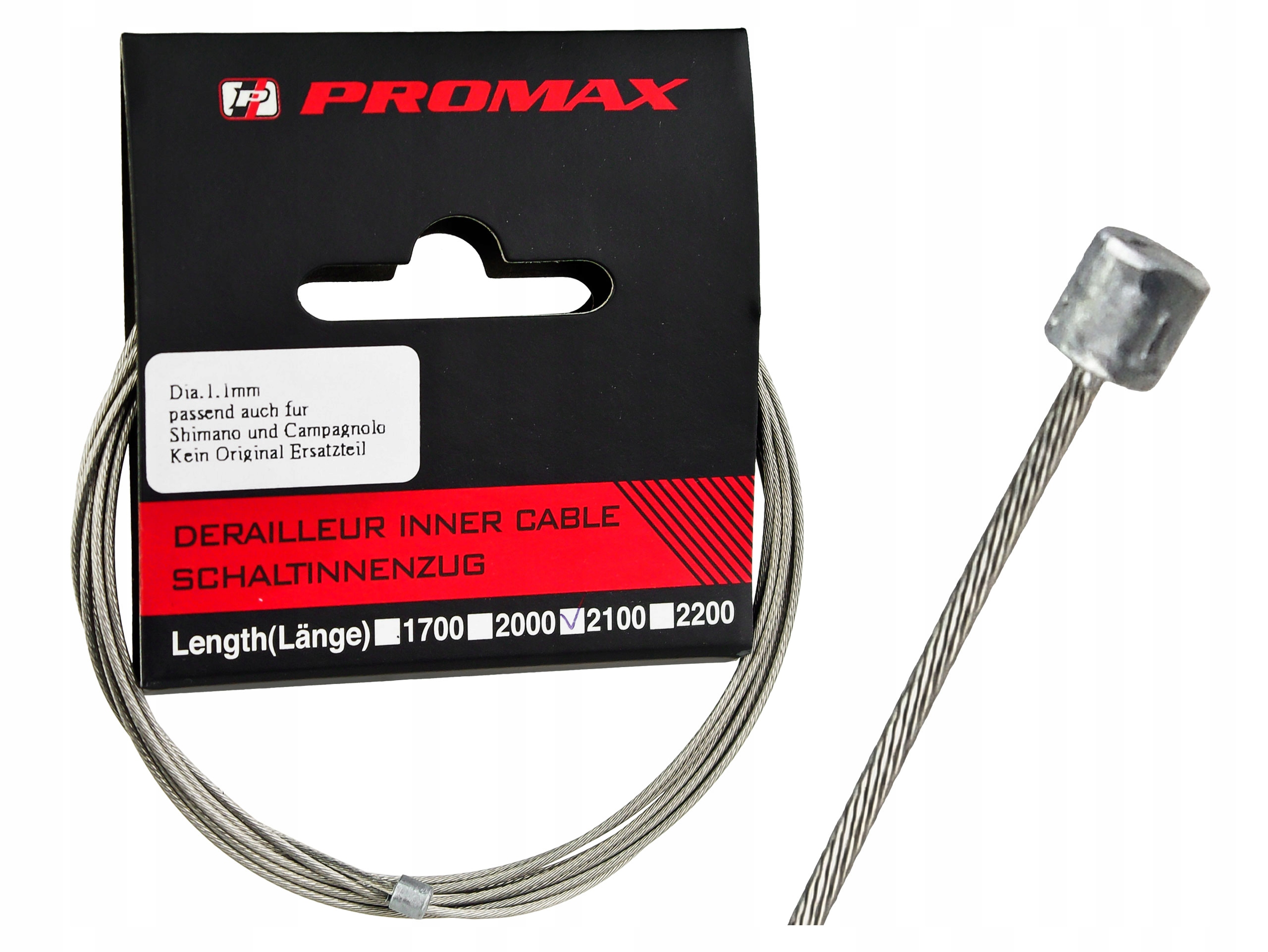 

Linka Do Przerzutki Promax Nierdzewna 210 CM