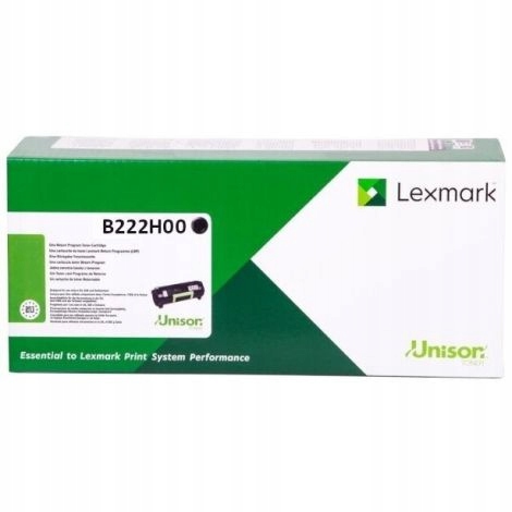 

Toner org. Lexmark B222H00 Black B2236 MB2236