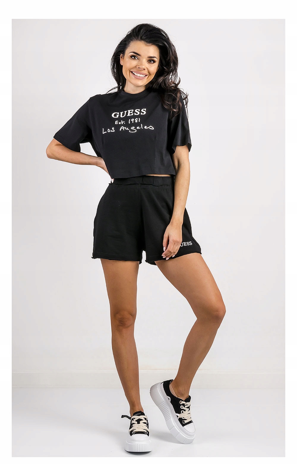 Dámské šortky Guess athena jersey short