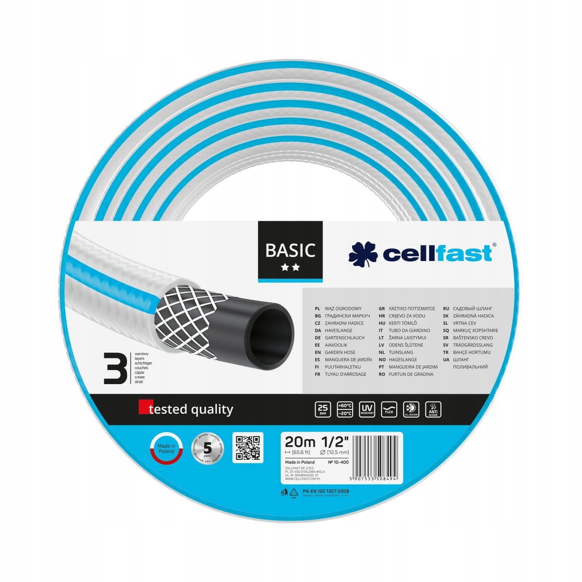 

Wąż Ogrodowy Cellfast 1/2" 20 mb