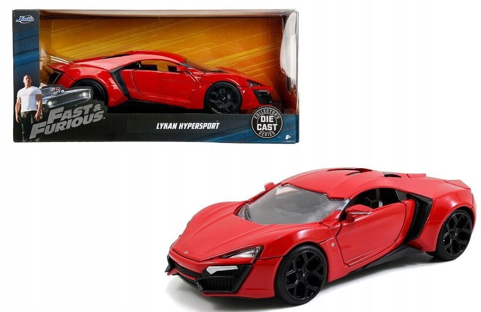 Jezdí Rychle a zběsile F&f Lykan Hypersport 02608 autíčko autíčko