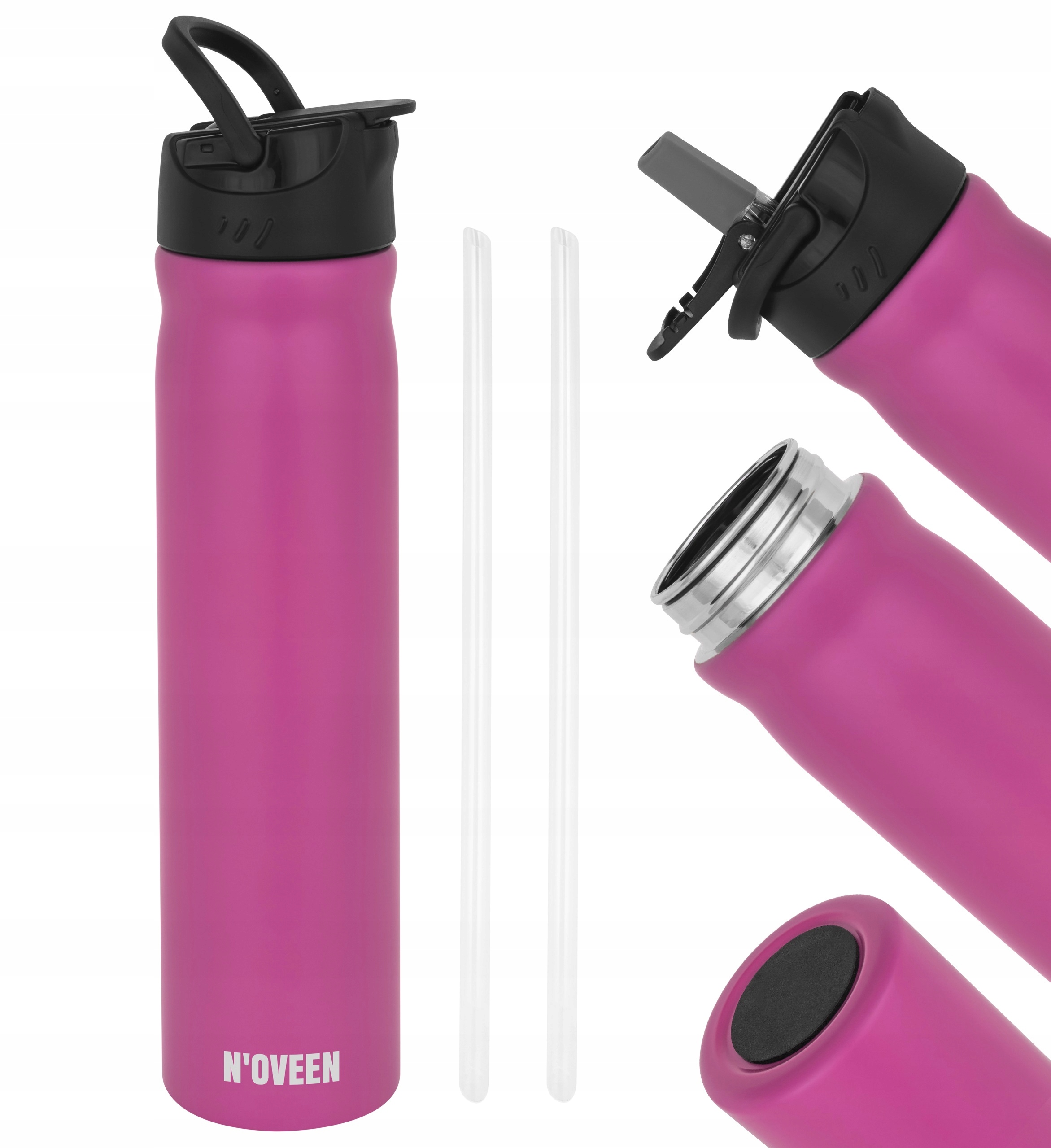 

Bidon Butelka Sportowa Ze Słomką 730ML Stal Inox
