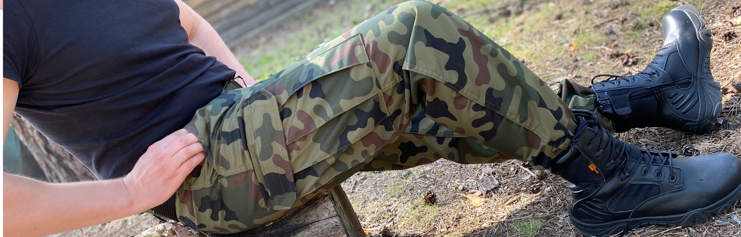 Spodnie Bojówki Wojskowe wz93 rip-stop GRATIS XL Materiał dominujący bawełna