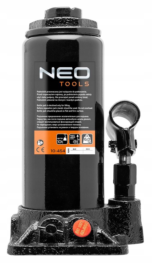

Neo Podnośnik Butelkowy hydrauliczny Lewarek 10T