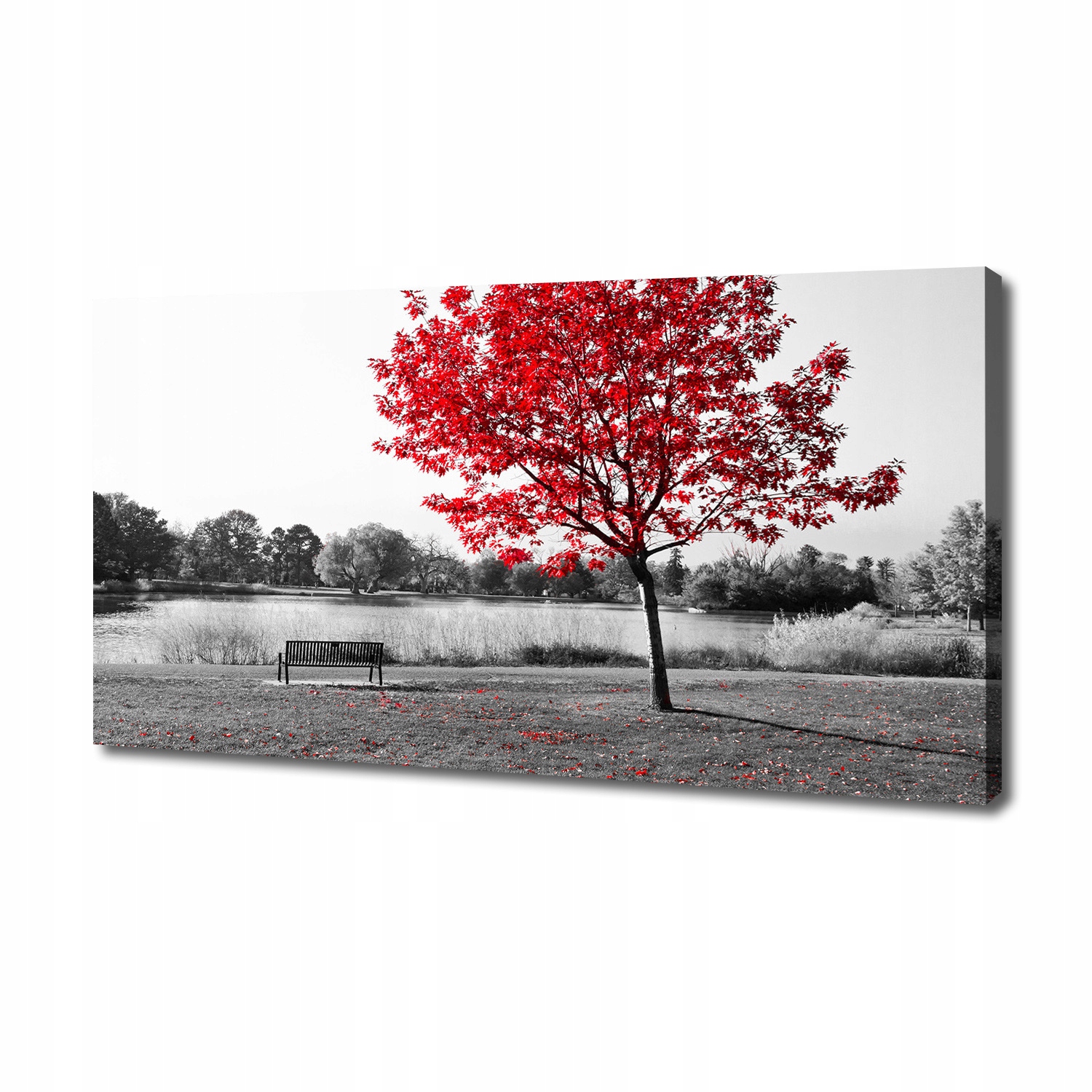 

Foto obraz na płótnie Czerwone drzewo 140x70 cm