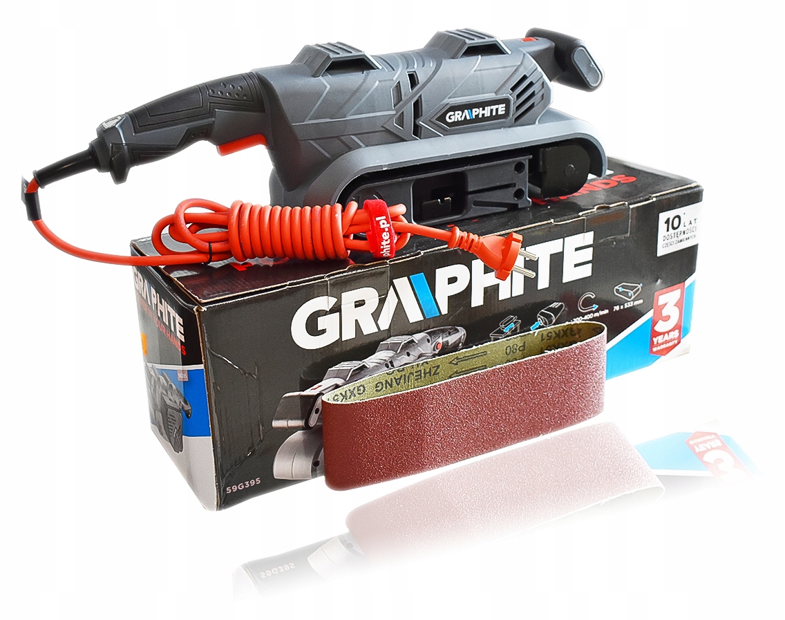 

Graphite Szlifierka Taśmowa 900W 59G395