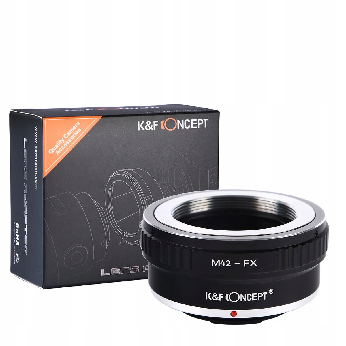 Adaptér redukce kroužku K&f pro Fuji Fujifilm Fx X X-mount na M 42 M42