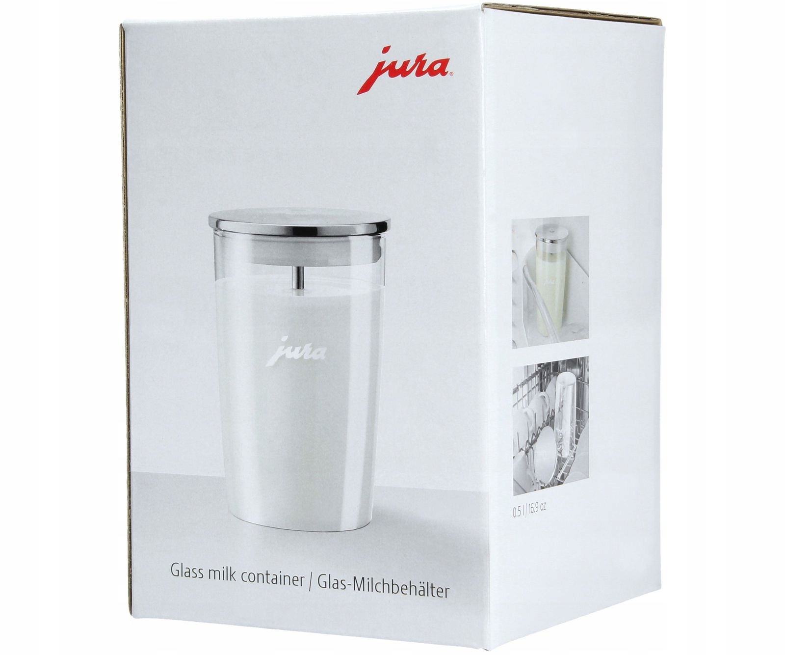 Szklany pojemnik na mleko Jura oryginalny 500 ml Marka Jura