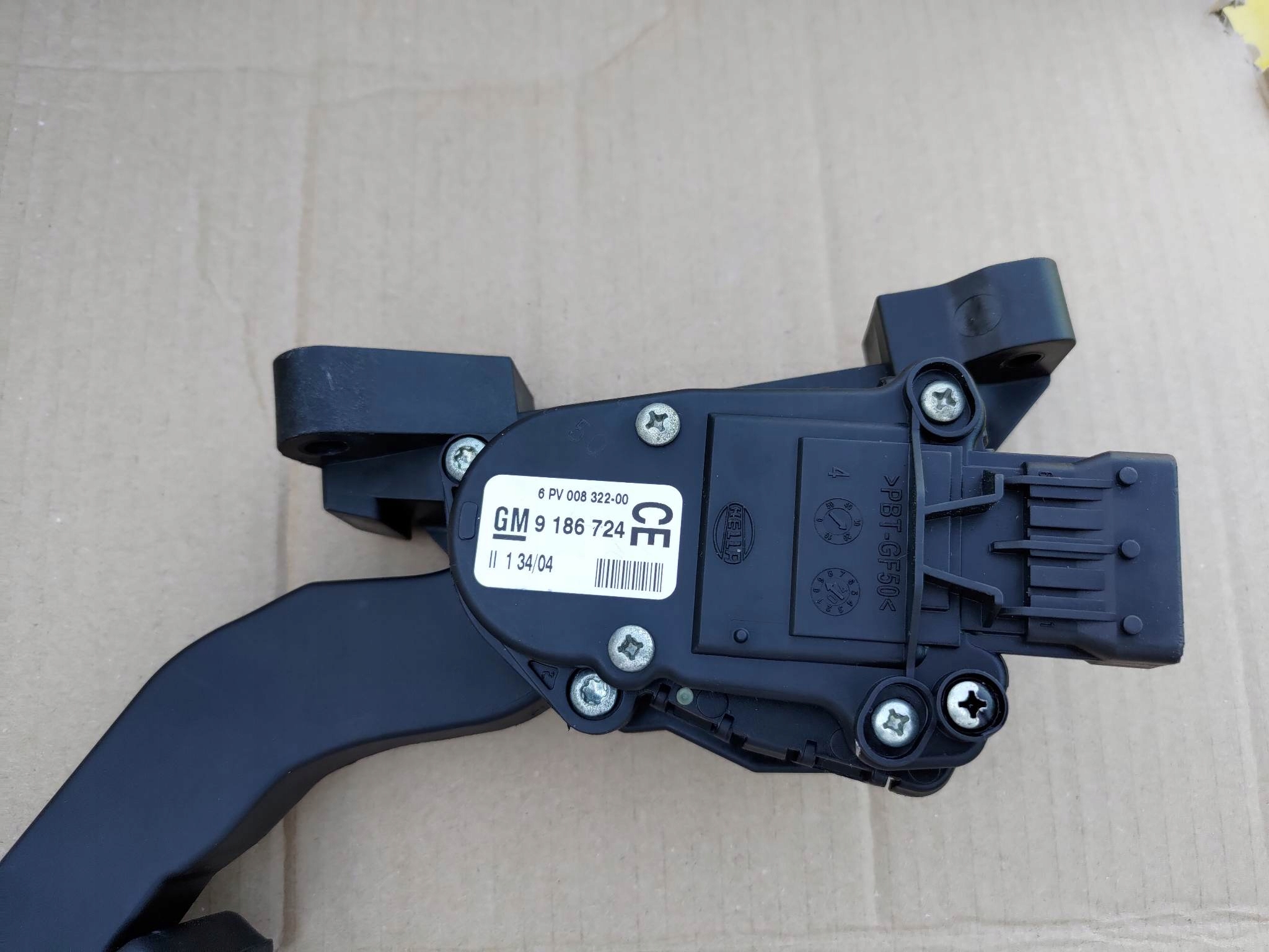 accelerator pedal potentiometer - SAAB 9-3 II 93 OE, OPEL