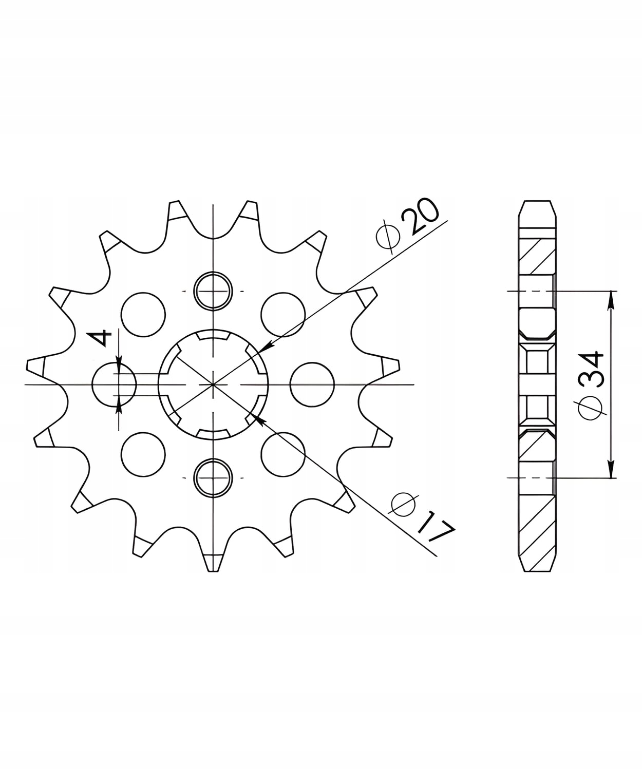 Mxt Zestaw łańcuchów Did stal 428VX / 118 bez Producent Inny