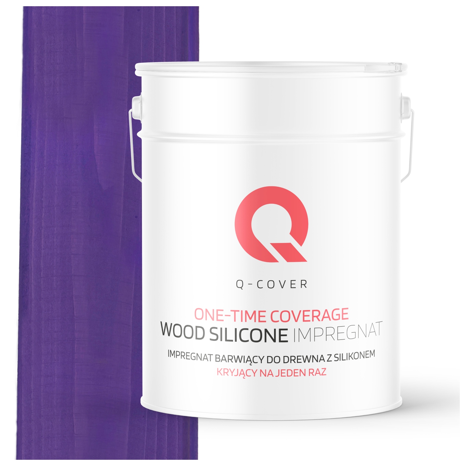 Krycí Impregnát Na Drevo Na Jedno Použitie Extra Farba Uv Fialová 10 L