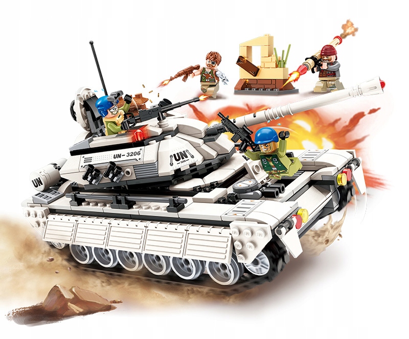 

Klocki Czołg Atakuje 430el zgodne z Lego