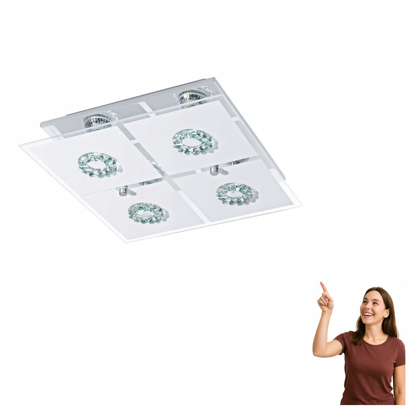 Stropná lampa Roncato 93783 Eglo