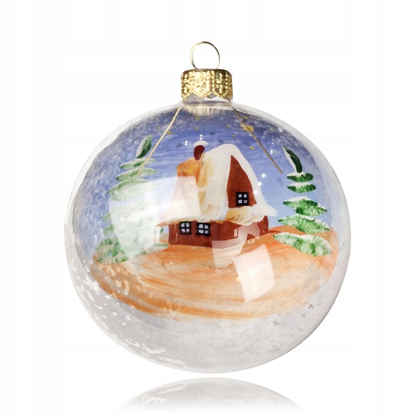 

Outlet Bombki 10cm/1szt dekor szklane choinkowe