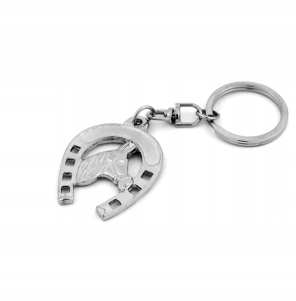 BRELOK PODKOWA NA SZCZĘŚCIE DOUBLE srebrna Marka inna