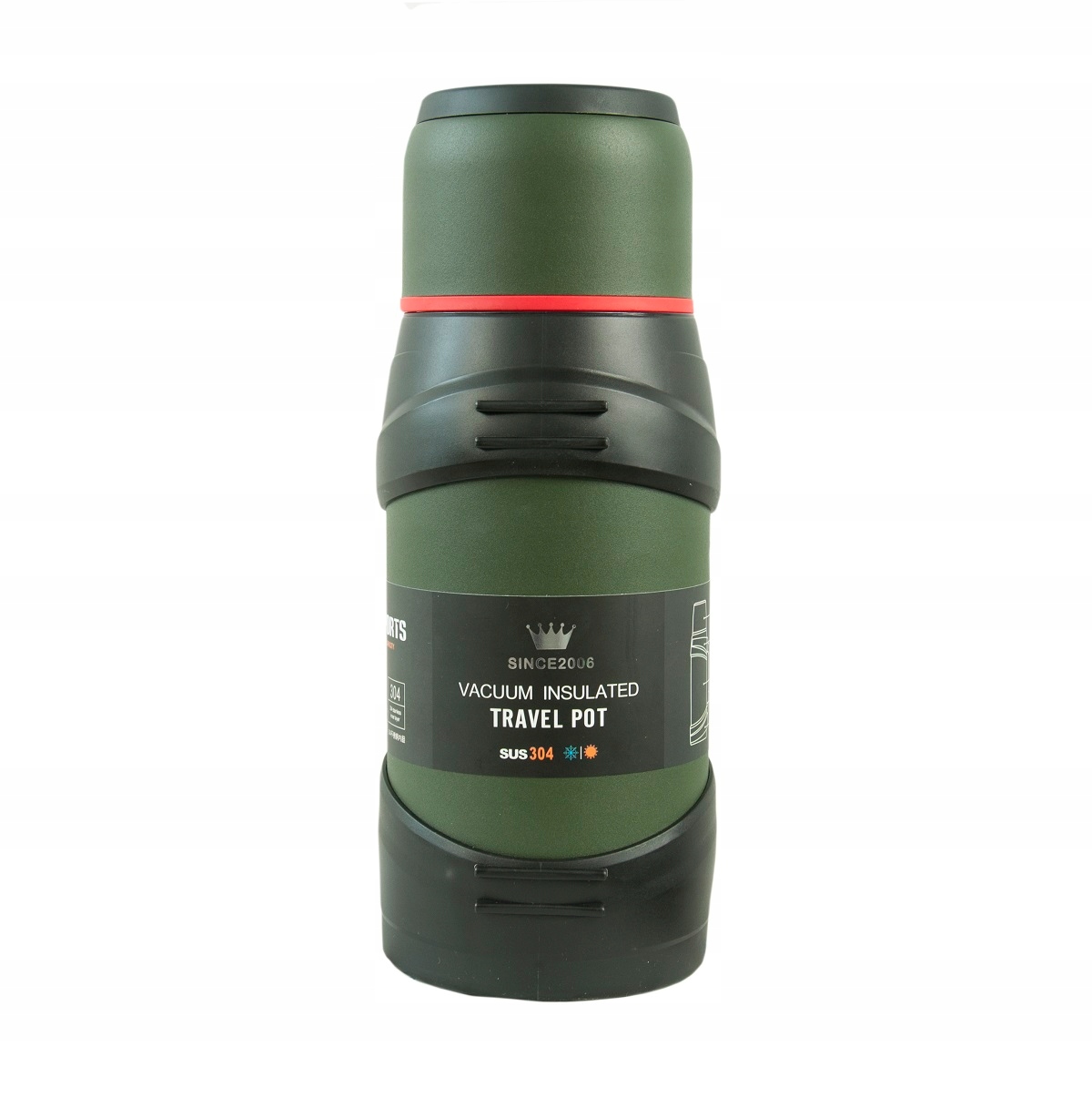 PREZENT DLA WĘDKARZA MYŚLIWEGO TERMOS TURYSTYCZNY 1,6L ADVENTURE Z PASKIEM Marka inna marka