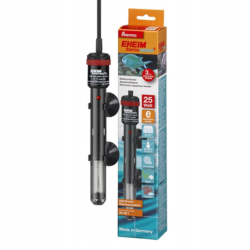 Levně Akvarijní Ohřívač S Termostatem Eheim Thermocontrol E 25W Ponořitelný