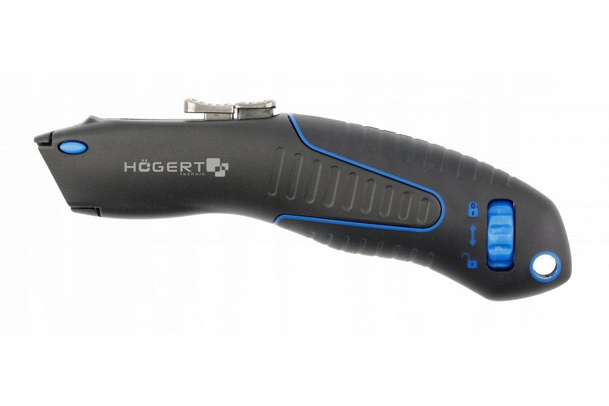 

Hogert Nóż z ostrzem trapezowym, stal SK4 HT4C625