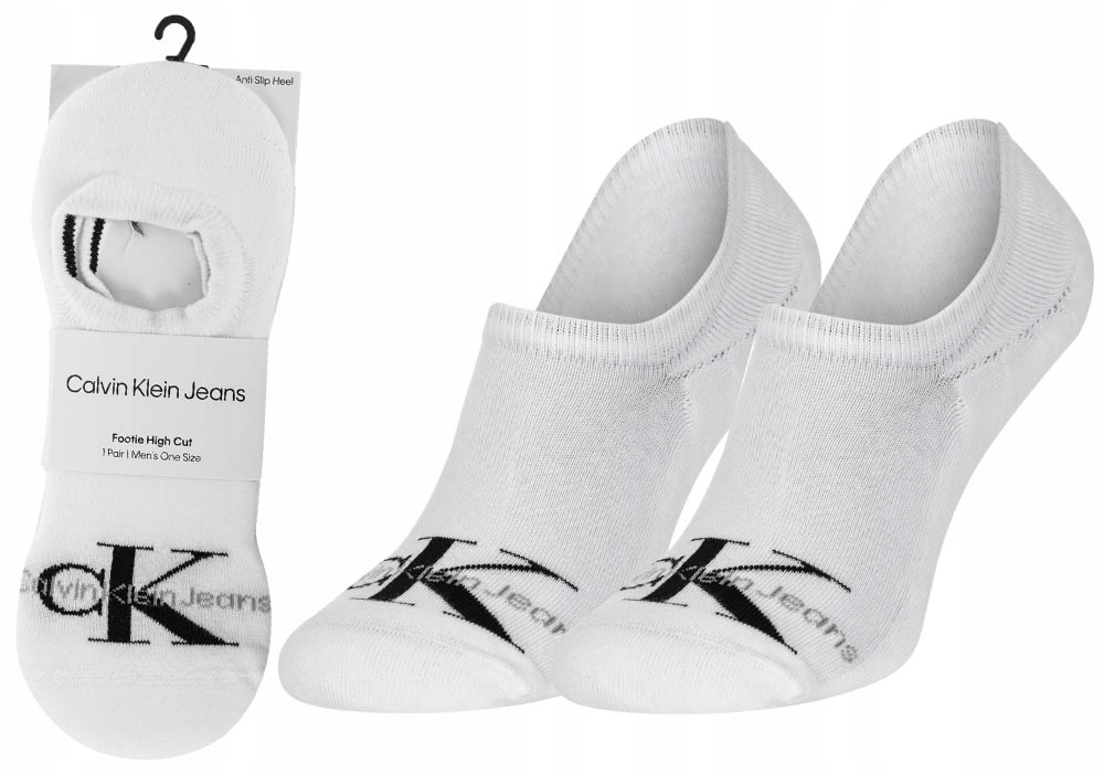 

Calvin Klein Skarpetki Stopki 1 Para White r.40-46
