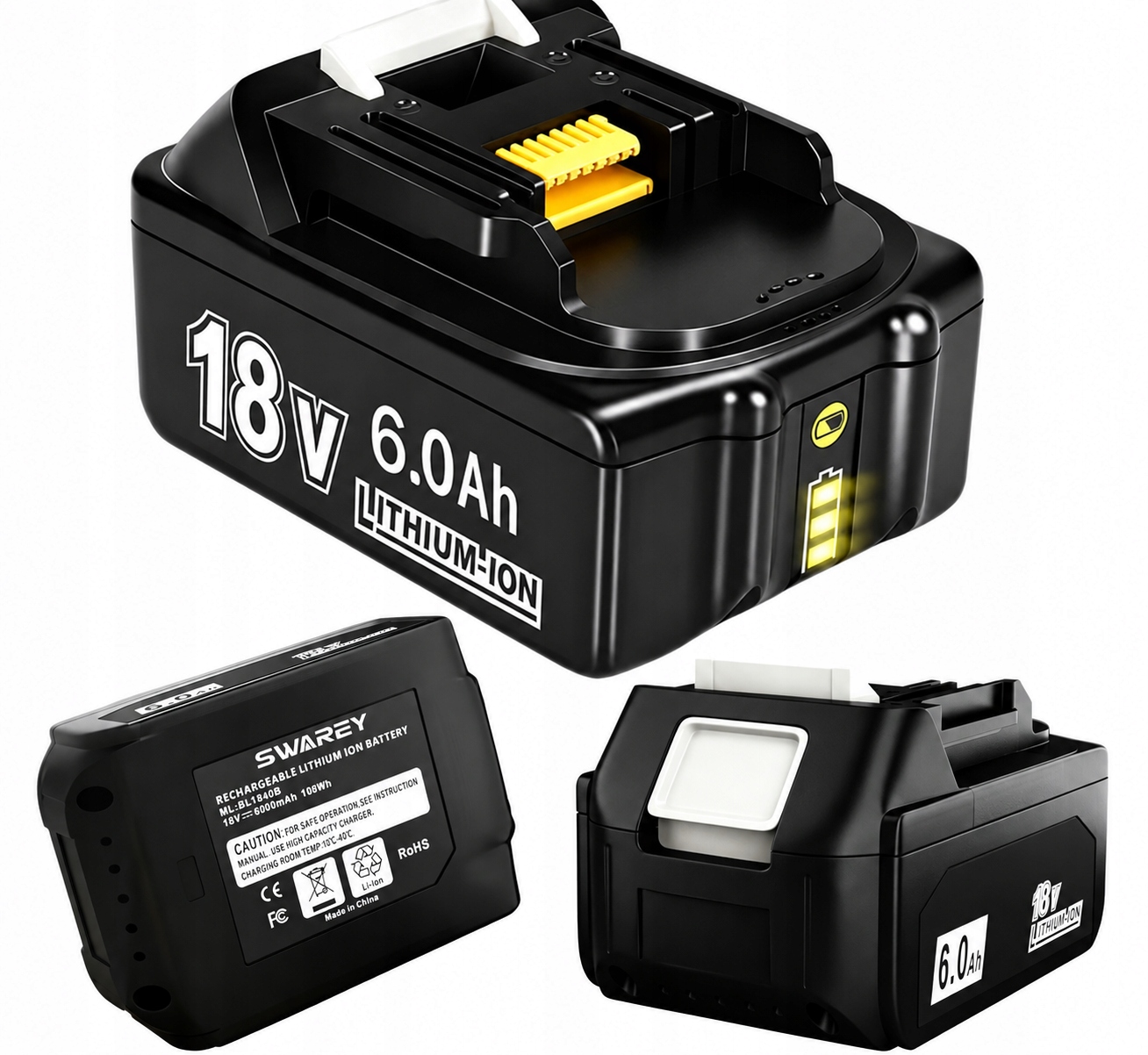 Akumulátor Náhradní Pro Makita Baterie 18V 6,0 Ah BL1860 6AH