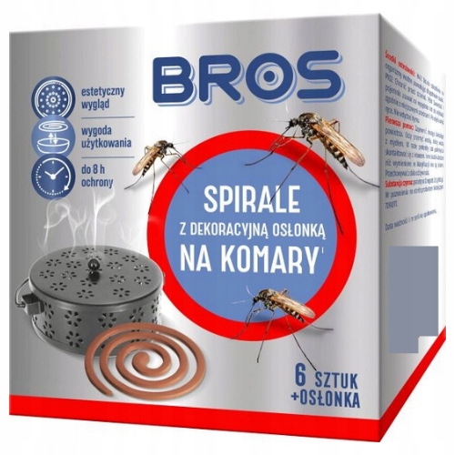 

Bros Spirale Na Komary Dekoracyjna Stalowa Osłonka