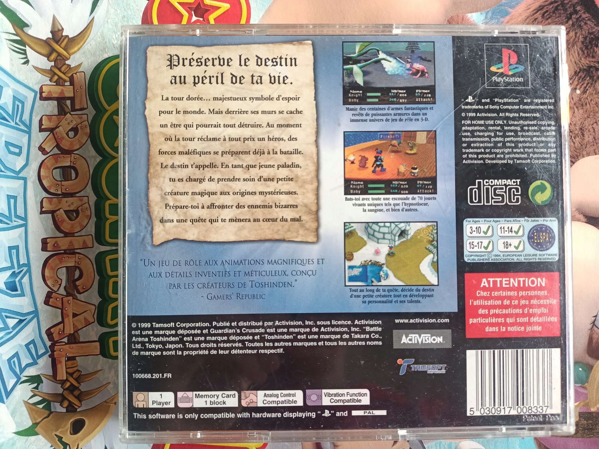 PSX GUARDIAN'S CRUSADE Tematyka role playing (RPG)