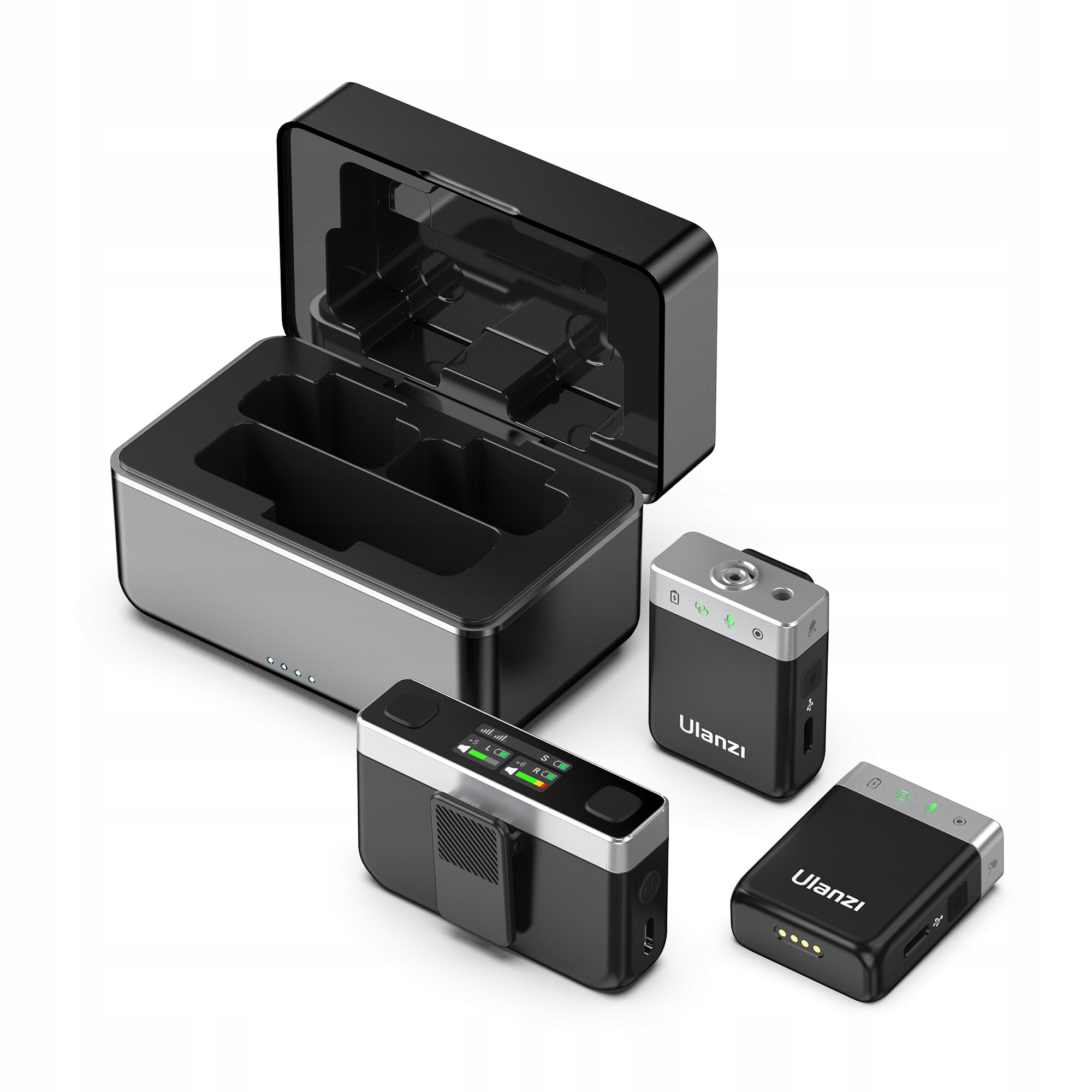 Dvojitý Bezdrôtový Mikrofón Mikroport Ulanzi U-mic AM18