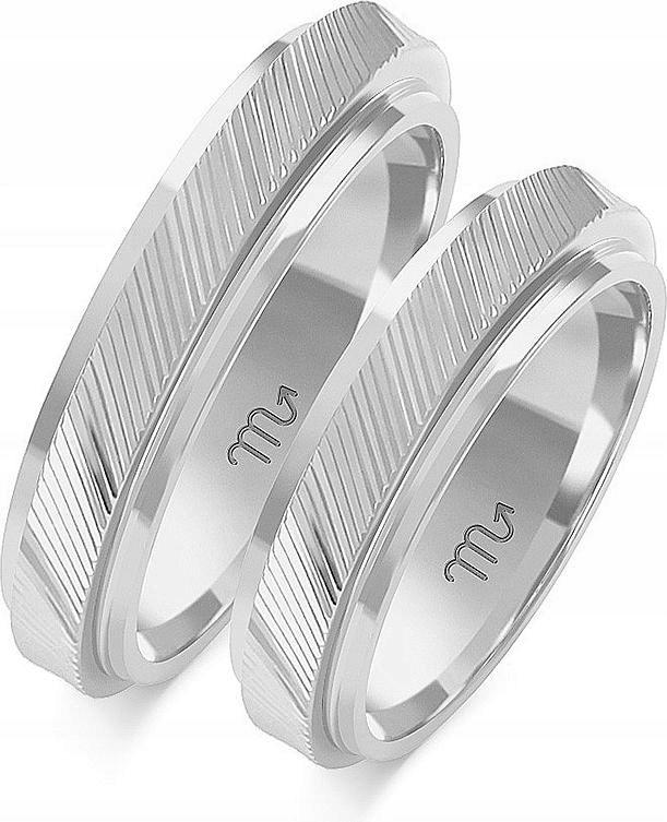 Zlaté snubní prsteny na svatba pro pár 14K 585, rok 8 9 10, elegantní model, dárek