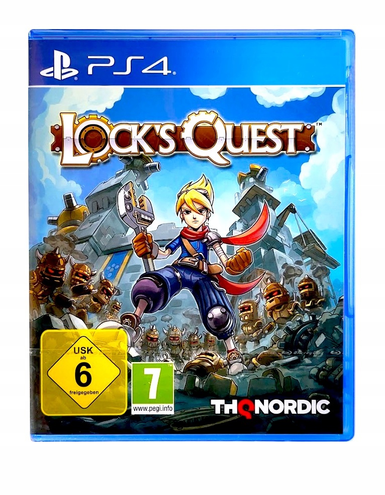 Locks Quest PS4 PS5 Wersja Pudełkowa Nowa W Folii Na Płycie