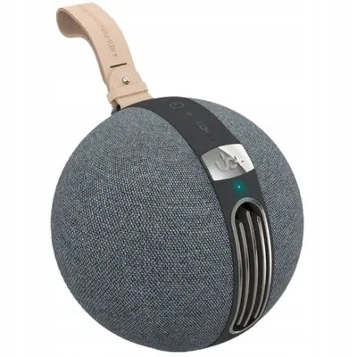 Přenosný reproduktor Ub+ S1 Circle Hi-Fi, šedý, Bluetooth Tws, IPX5