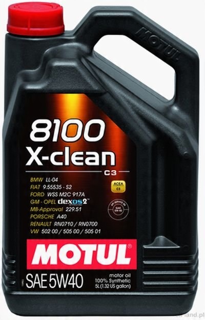 

Olej Silnikowy Motul 8100 X-clean 5W40 5L