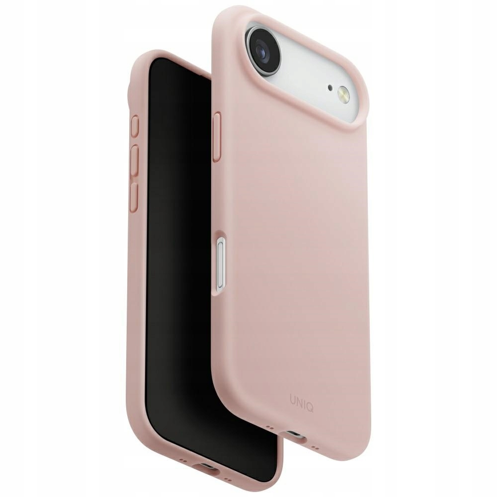 Pouzdro Uniq Lino pro iPhone Air Magclick Charging, růžové