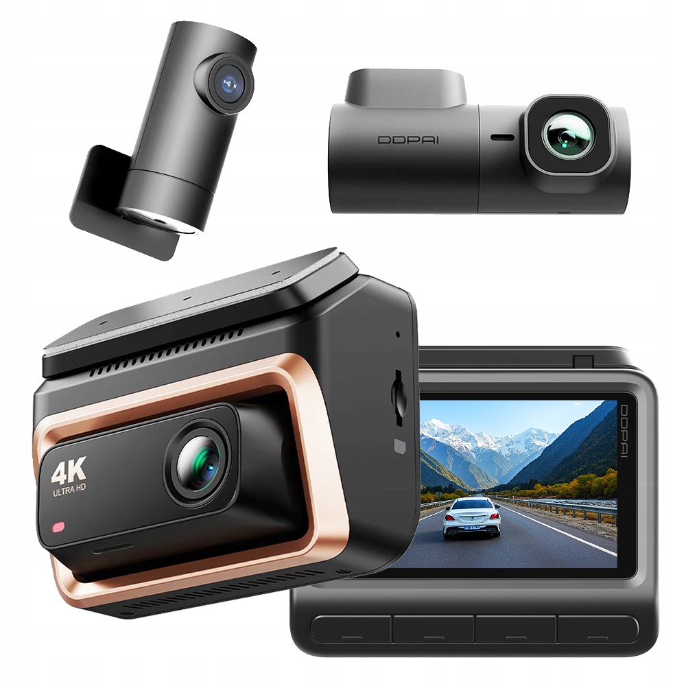 Autokamera Ddpai Z60 Pro 4K Hdr Gps MINI2X Zadná Kamera
