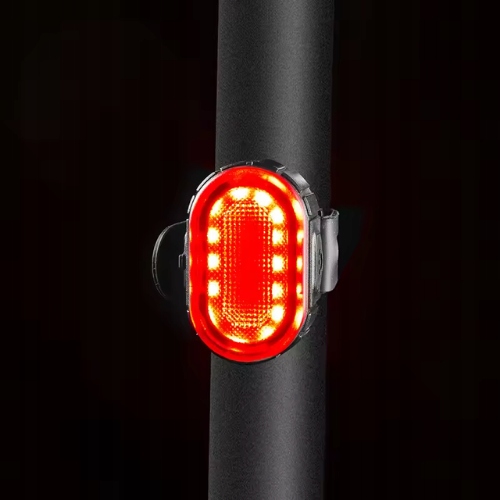 LAMPKA ROWEROWA USB ŚWIATŁO PRZÓD TYŁ LED NA ROWER KIEROWNICĘ MOCNA JASNA Zasilanie akumulator