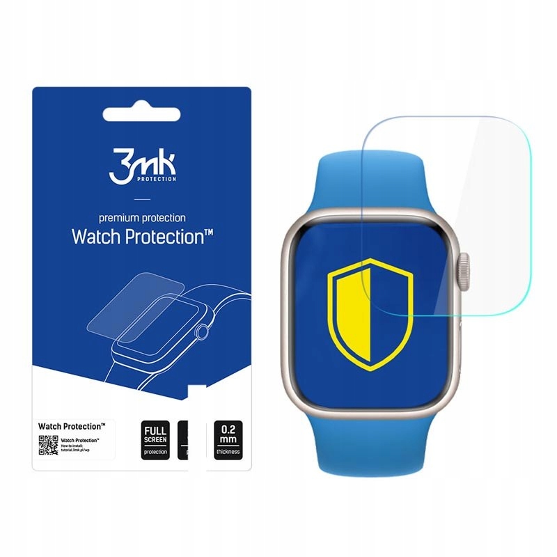 3mk Watch Protection Arc+ Folia ochronna do Apple Watch 7 41mm (3 szt)