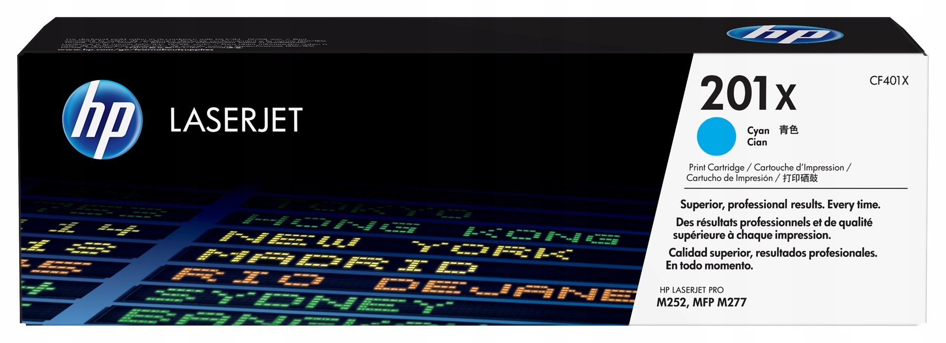 Hp 201X azúrový toner (CF401X) originál