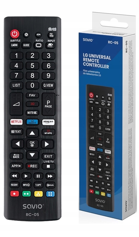 

Pilot Uniwersalny do Telewizora Tv Lg Smart La Ln