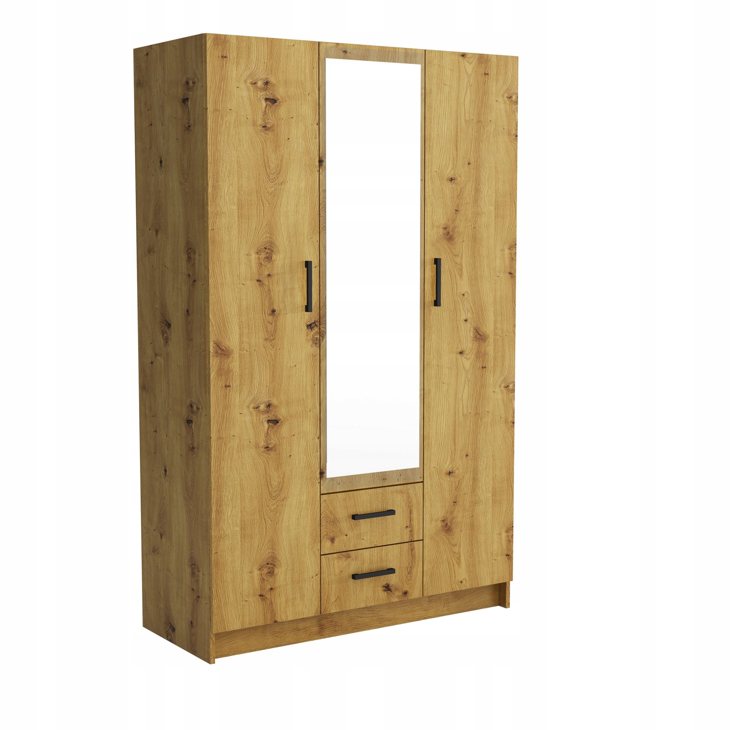 Skříň Pinello 120 cm Skříň se zrcadlem Výklopná dub artisan