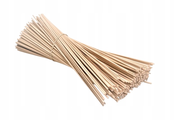 Patyczki do waty cukrowej 200 sztuk, szorstkie, długość 40 cm, świerkowe