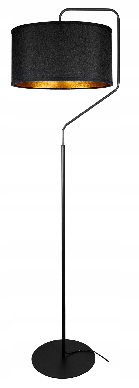 Podlahová lampa Glimex Moderní E27 60 W černá, žlutá