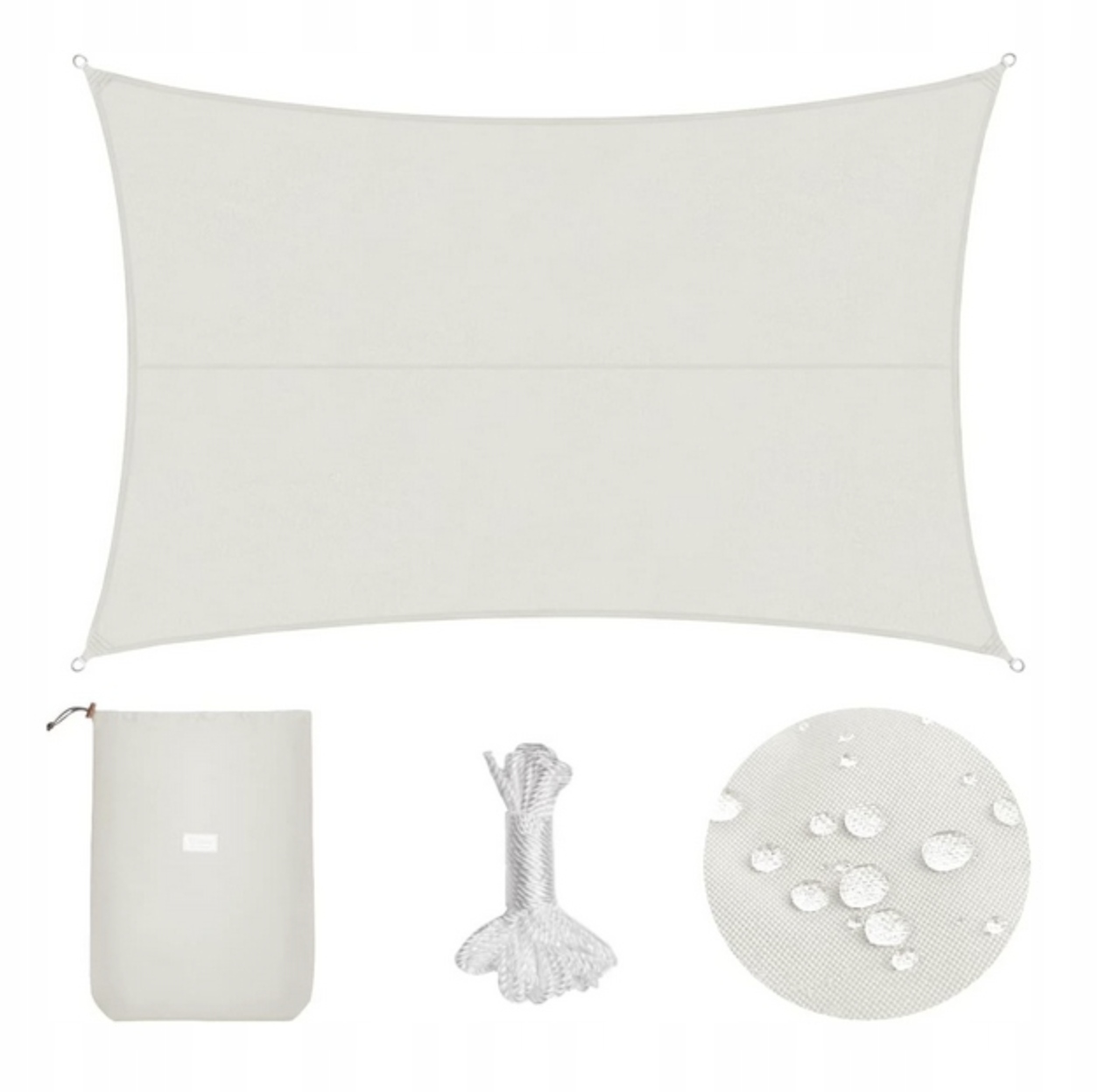 Żagiel Ogrodowy Przeciwsłoneczny 200 x 300 CM Sekey