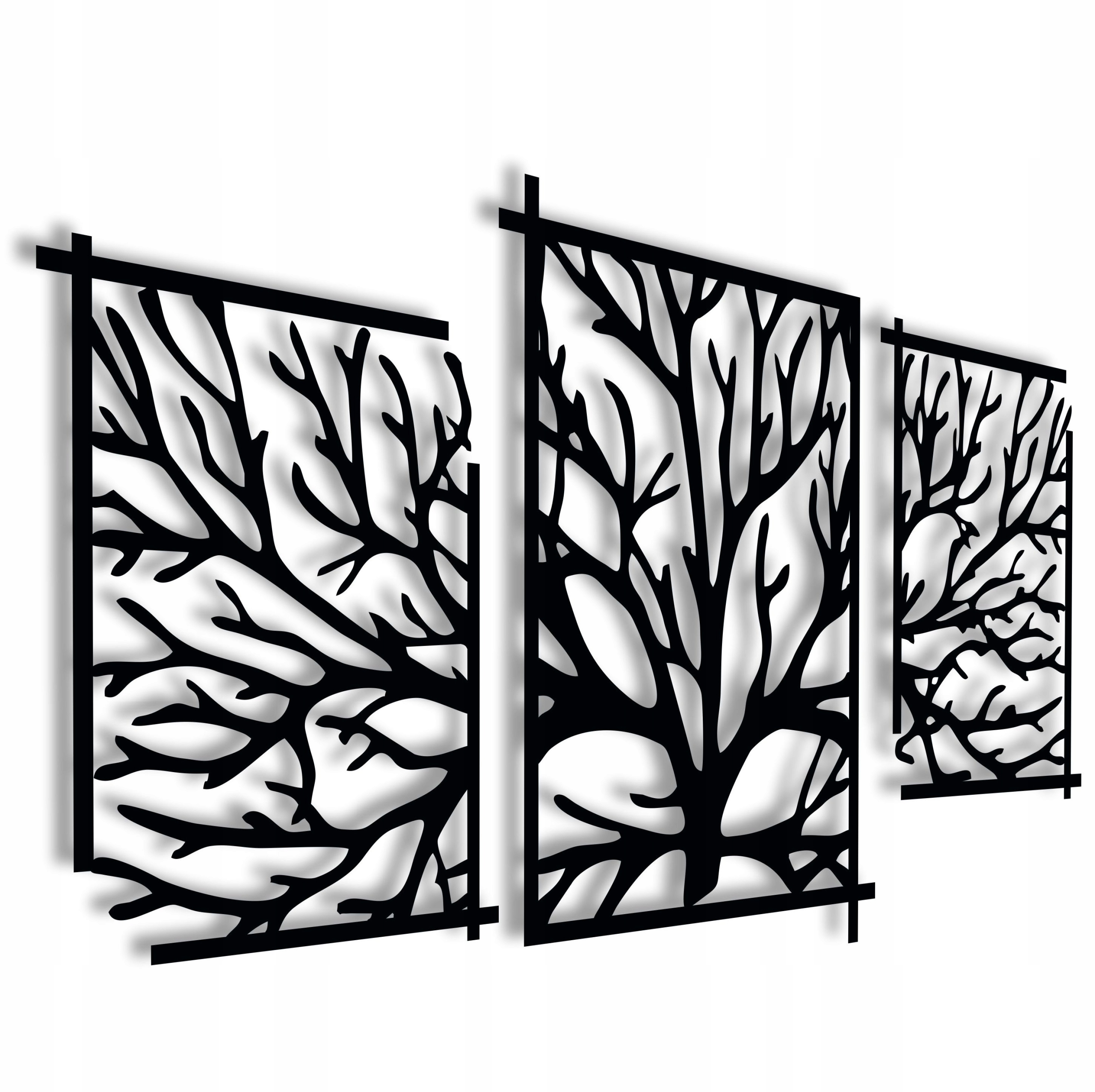 Triptych Drevo vetvy 3 prvky 190x97 cm obraz