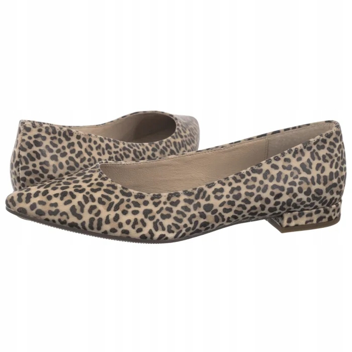 Dámské klasické baleríny Ryłko Béžové Panterka 1SMY2_T_ __hb
