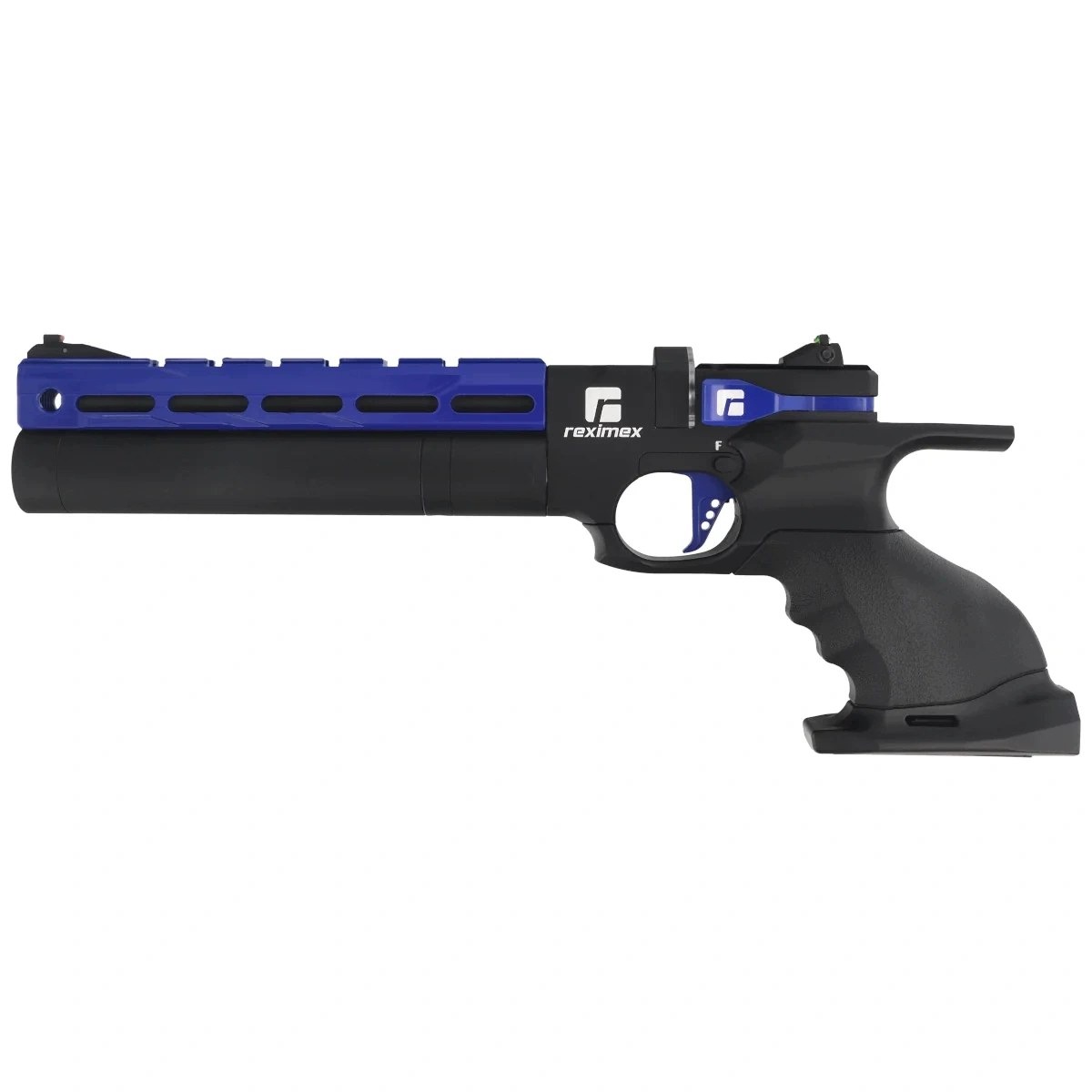 Pistolet wiatrówka Pcp Reximex Rp Race Blue 4.5 mm z regulatorem
