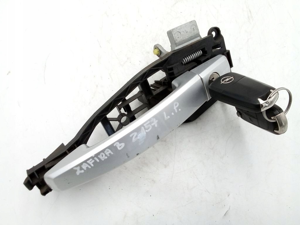 Opel Zafira B handle exterior left front + key Z157