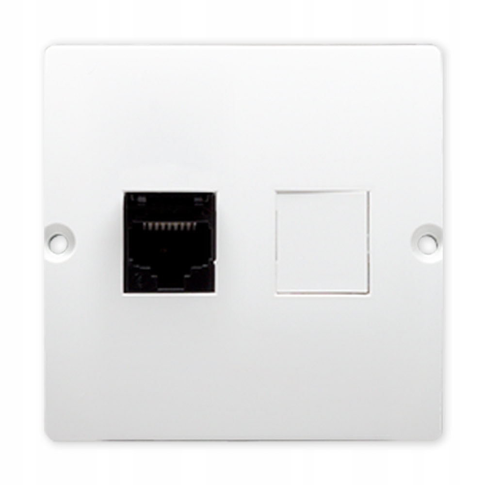 

Simon Basic Gniazdo Komputerowe 1x kat5 RJ45 białe